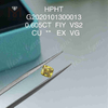 Лабораторный бриллиант FIY EX огранки «кушон» 0,605 карата VS2 VG
