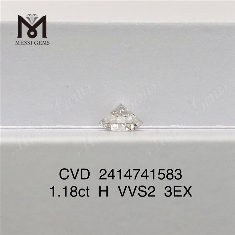 1.18ct H rd лабораторный бриллиант 3EX vvs купить cvd алмазы онлайн заводская цена