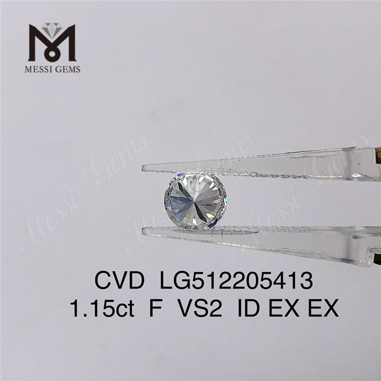 1.15ct F VS cvd искусственные бриллианты IF 3EX лабораторный бриллиант Оптовая цена