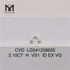 2.10CT H VS1 искусственные бриллианты RD россыпью лабораторные бриллианты оптовая цена