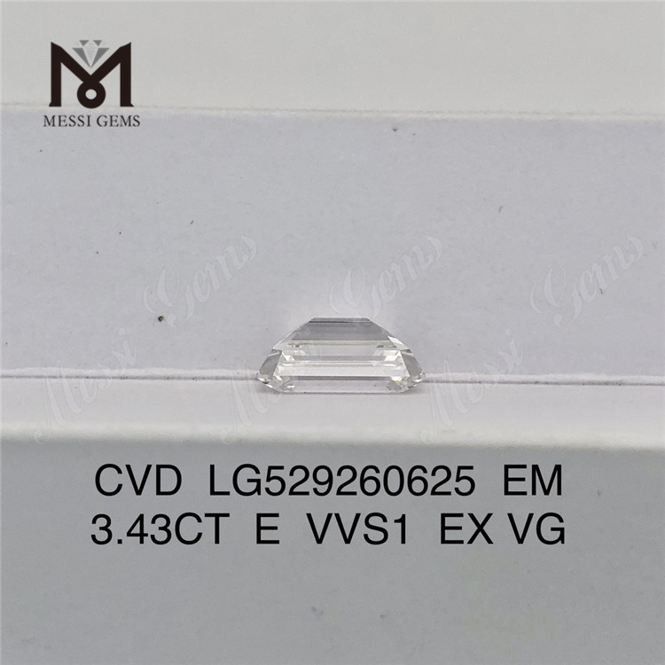 3,43 карат E VVS1 EX VG EM свободные синтетические бриллианты CVD LG529260625