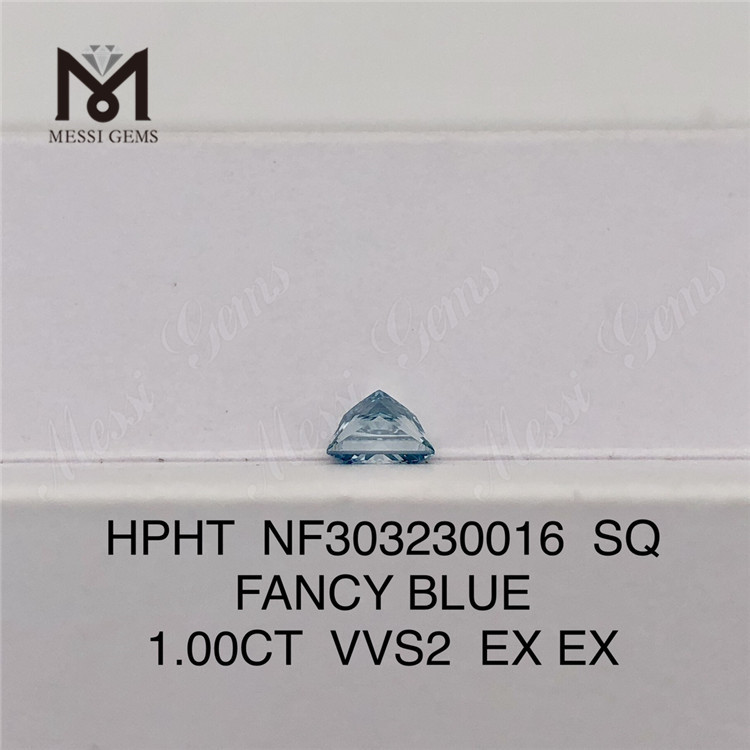 1.00CT VVS2 SQ FANCY BLUE выращенный в лаборатории бриллиант HPHT NF303230016