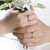 Изготовленное на заказ обручальное кольцо для помолвки и помолвки ювелирных изделий, золото 14 карат