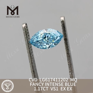 1.17CT VS1 MQ FANCY INTENSE BLUE оптом созданные в лаборатории бриллианты 丨Messigems CVD LG617411202