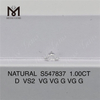 Потрясающие натуральные бриллианты весом 1 карат D VS2 VG VG G VG G весом 1 карат представляют роскошь S547837 丨Messigems