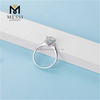 Wuzhou 1ct муассанит бриллиантовое кольцо белое золото покрытие кольцо из стерлингового серебра 925 пробы