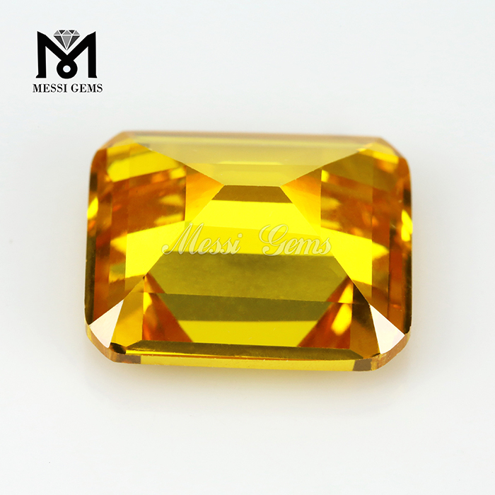 11x13 мм восьмиугольник желтый кубический цирконий драгоценный камень кубический цирконий драгоценный камень