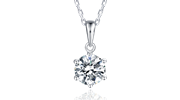 Messi Gems Classic Design Подвеска 925 Серебряное Ожерелье для женщины