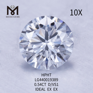 0,54 карата D VS1 бриллианты круглой огранки BRILLIANT EX на продажу