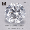  3.03CT G SI1 3VG cvd лабораторный алмаз круглой формы