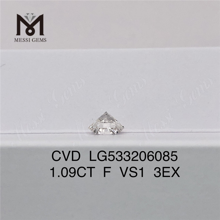 1.09CT круглый искусственный алмаз D VVS1 3EX Cvd алмаз оптом