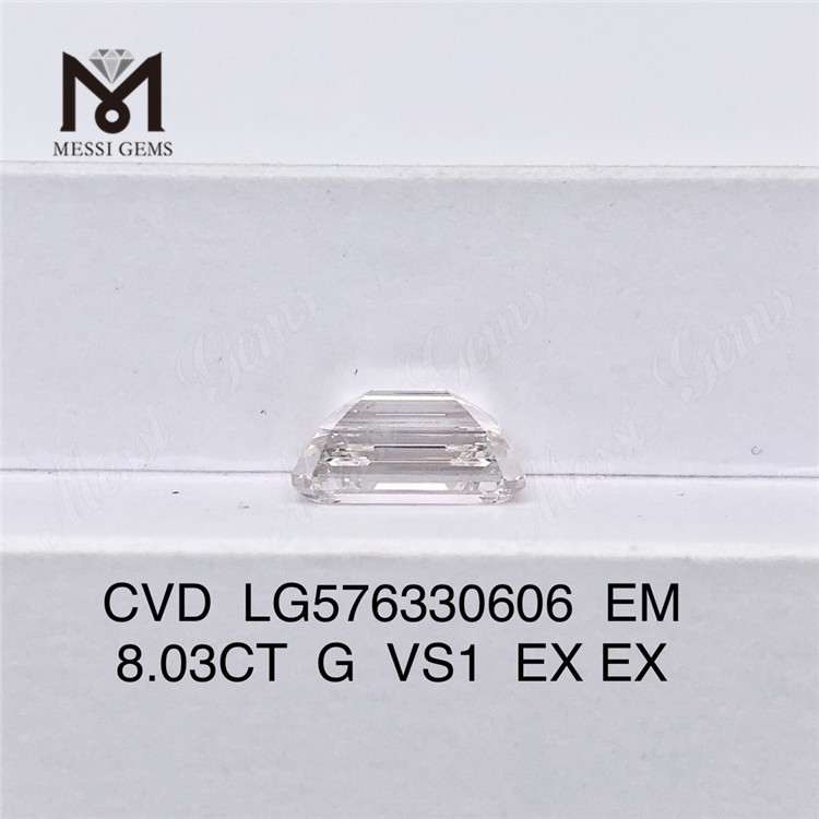 8,03 карат G VS1 EX EX EM лаборатория создала имитацию алмаза CVD LG576330606