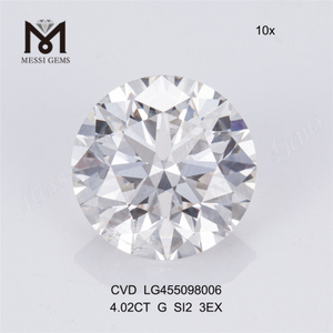 4.02CT G rd самый продаваемый лабораторный бриллиант 3EX rd сыпучий алмаз cvd в продаже