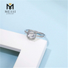 Бесплатная доставка, высокое качество, модные муассанитовые кольца с бриллиантами, ювелирные изделия для женщин, кольцо из стерлингового серебра 925 пробы