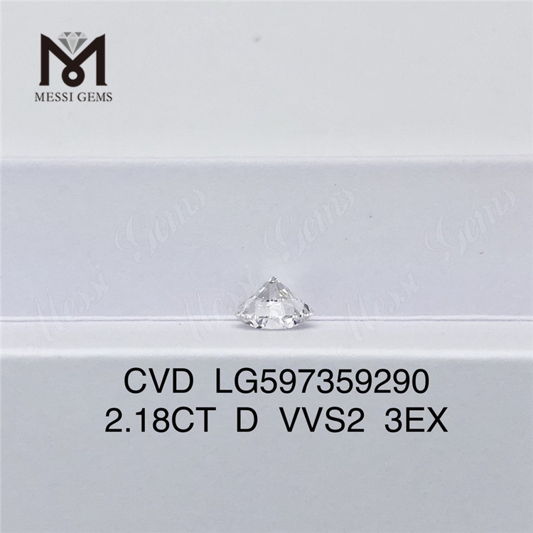 2.18CT D VVS2 3EX Dazzling Vvs Cvd Diamond, выращенный в лаборатории, цена LG597359290 