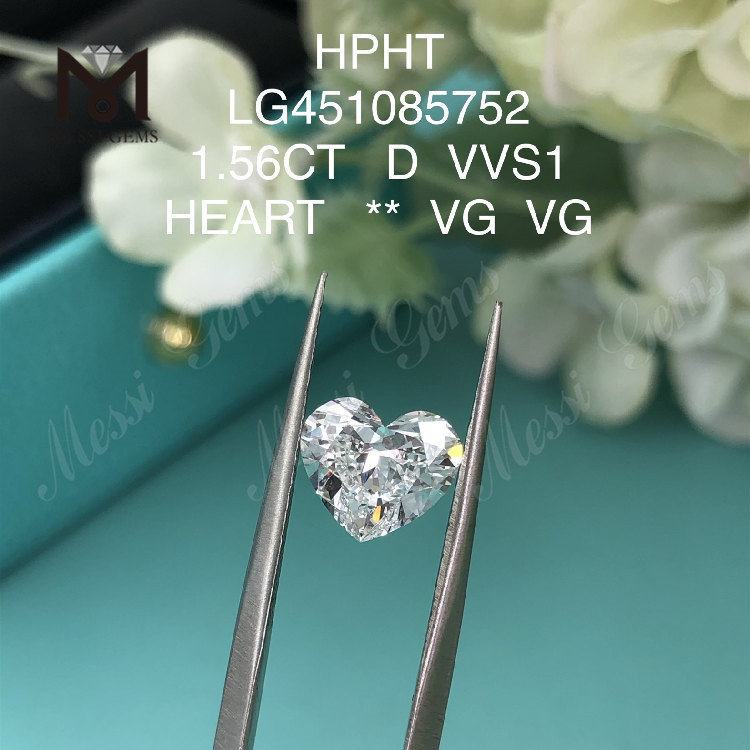 Цена бриллианта D VS2 HPHT HEART BRILLIANT весом 1,56 карата