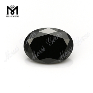 7 * 9 овальной формы, высококачественный черный кубический цирконий, сыпучий драгоценный камень