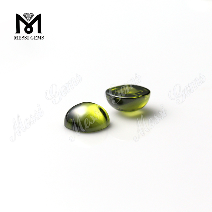 Оливковый цвет игра или огонь Cushion-CAB кубический цирконий оптовая цена 10x10мм