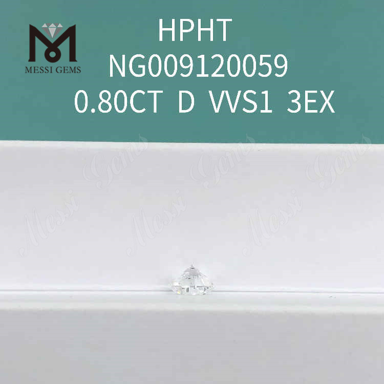 0,80 карата белые лучшие синтетические бриллианты D круглой огранки VVS1 3EX