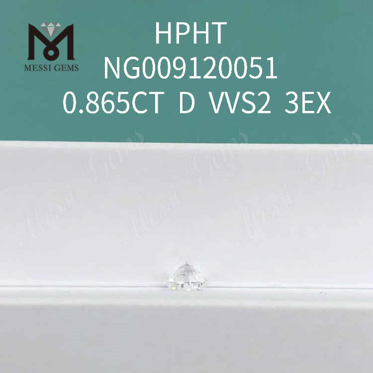 0,865 карат RD белые бриллианты VVS2 3EX лабораторного производства