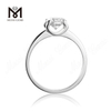 Классические серебряные кольца 925 пробы с муассанитовыми серебряными кольцами для женщин