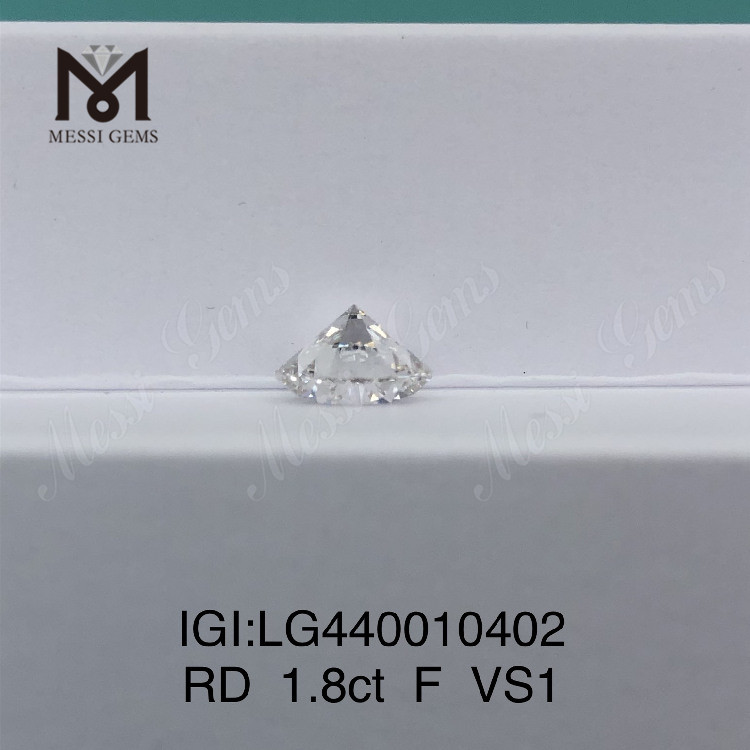 1,8 карат F VS2 3EX Круглые бриллианты, выращенные онлайн в лаборатории