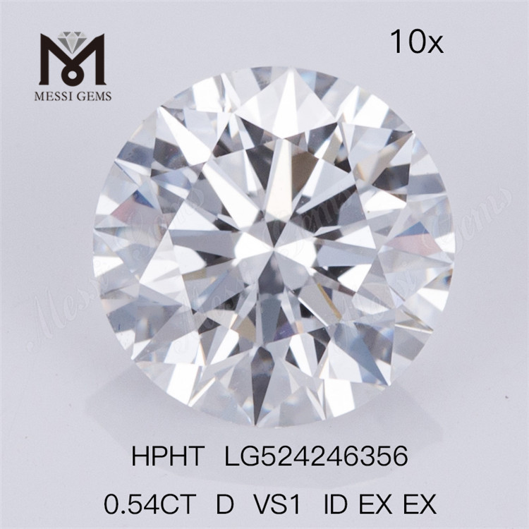 0,54 карата VS1 ID EX EX россыпью HPHT Diamond Lab Diamonds Factory Stock