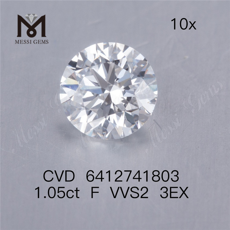 1.05ct VVS cvd алмаз оптовая цена F 3EX man mande алмаз в продаже