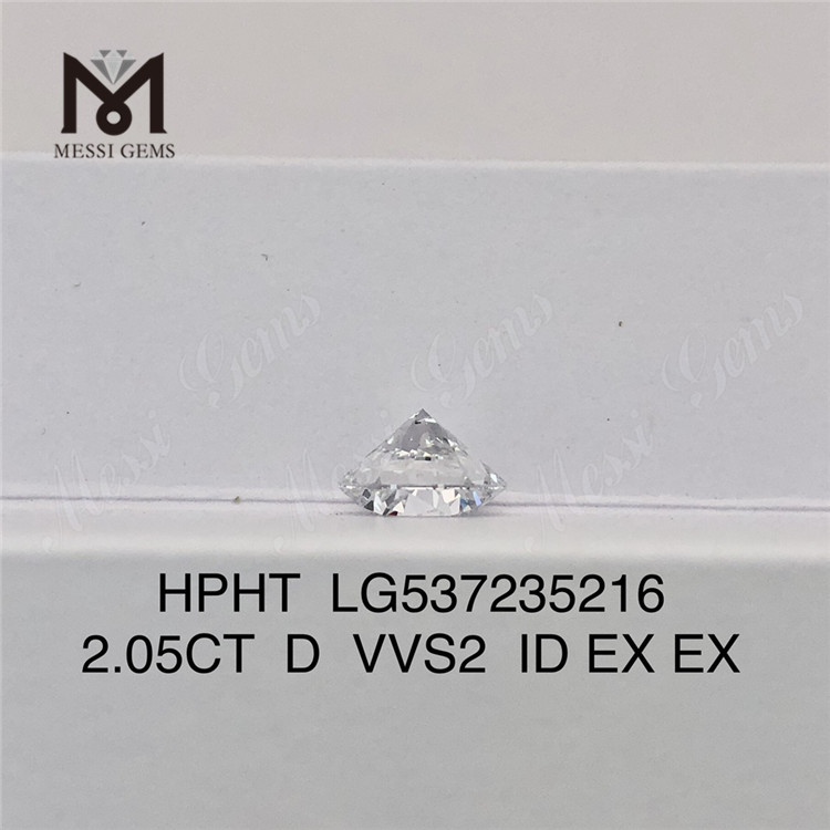 2,05 карат D VVS лучший лабораторный бриллиант hpht россыпью 2 карата искусственный бриллиант в продаже