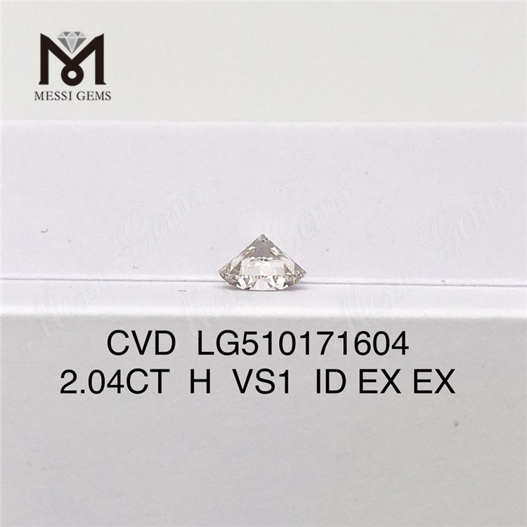 2.04CT синтетический алмаз круглой огранки H VS1 Cvd алмаз оптом