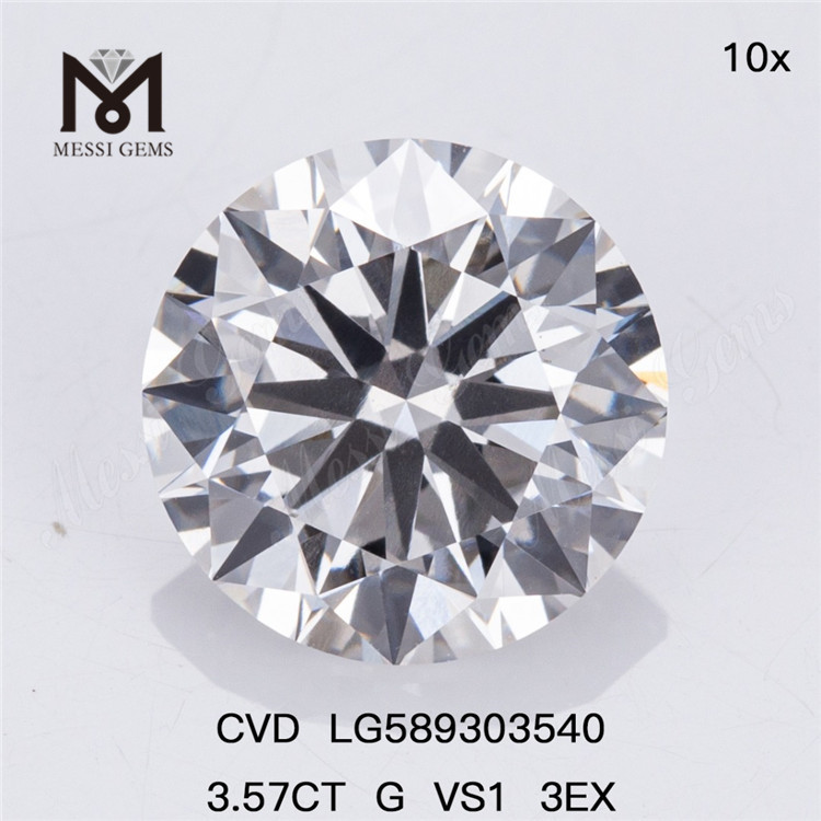 3.57CT G VS1 3EX Улучшите свой дизайн ювелирных изделий с помощью CVD-алмаза LG589303540丨Messigems