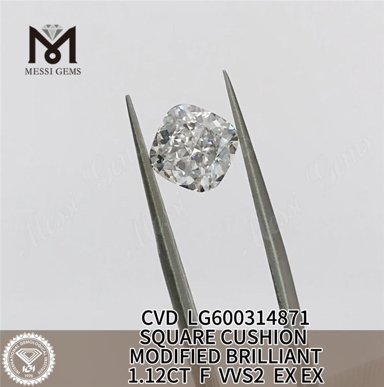 Цена на бриллиант CVD огранкой 1,12 карата F VVS2 CVD весом 1 карат 丨Messigems LG600314871