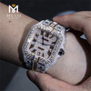 Прямая цена с завода антикварные часы со льдом VVS из муассанита мужские часы
