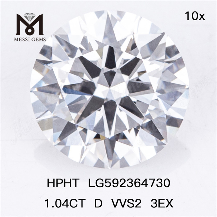 1,04 карата D VVS2 3EX vvs hthp, бриллианты HPHT LG592364730