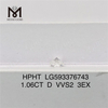 Бриллианты HTHP D VVS2 3EX 1,06 карата HPHT LG593376743