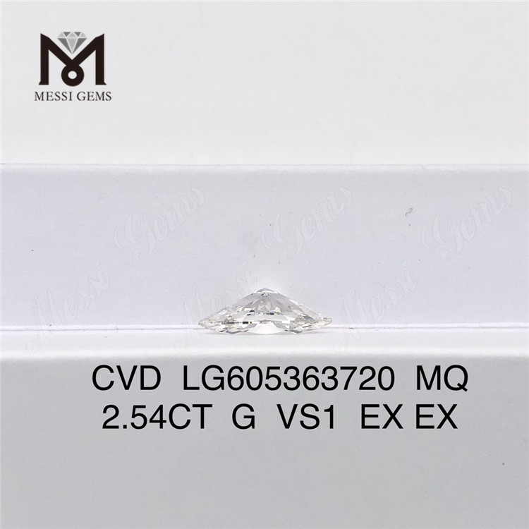 Бриллиант G VS1 MQ igi cert 2,54 карата CVD в продаже LG605363720丨Messigems 