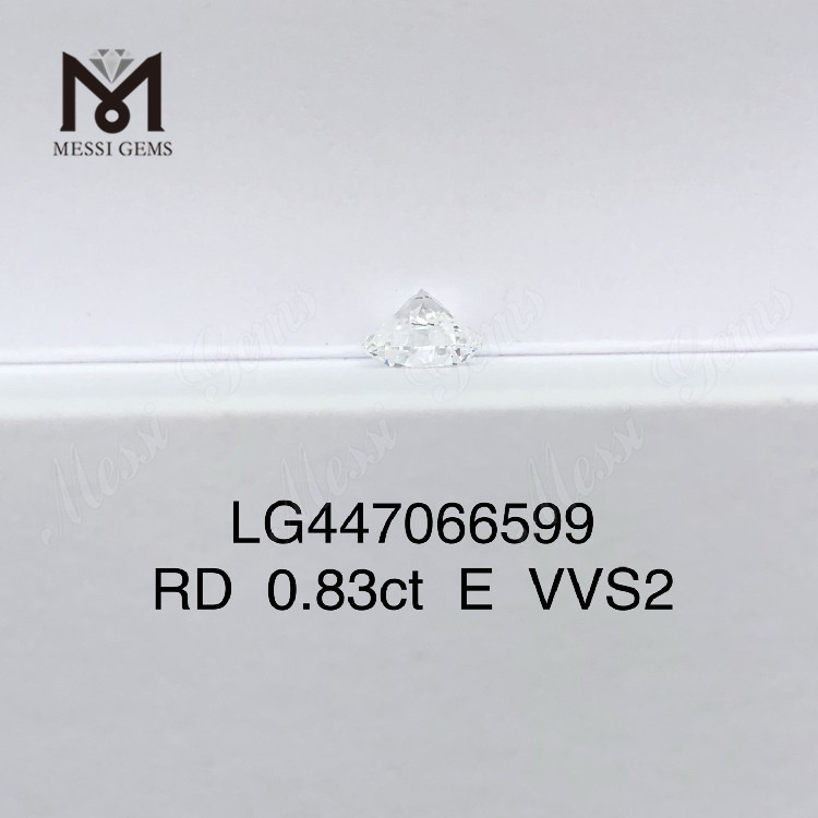 0,83 карата E VVS2 Лабораторные бриллианты круглой огранки BRILLIANT IDEL