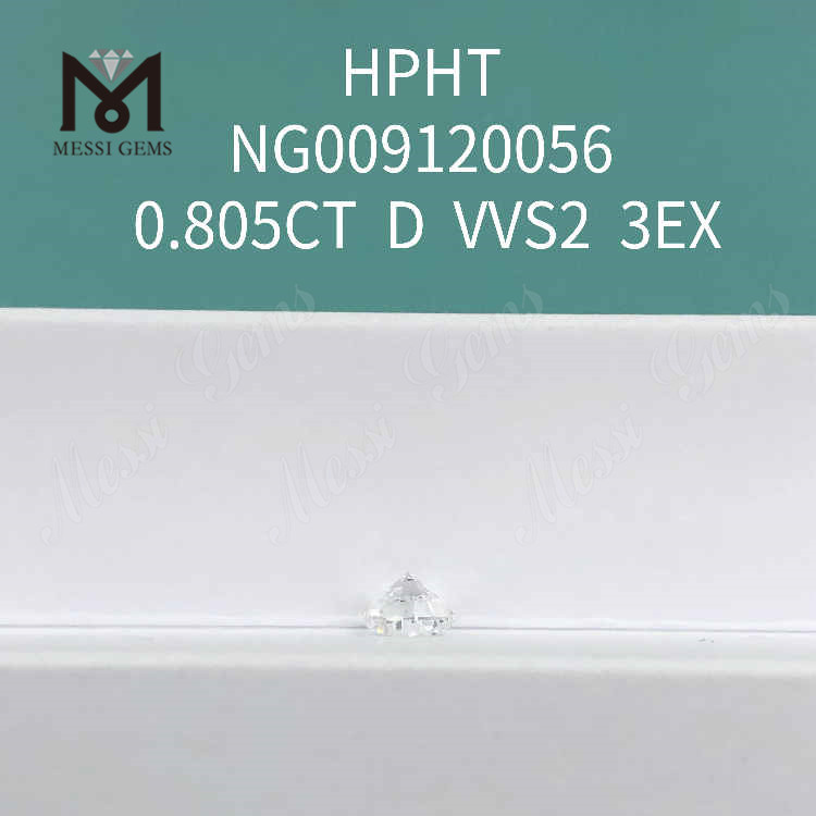0,805 карата круглый бриллиант лабораторной работы VVS2 3EX белый