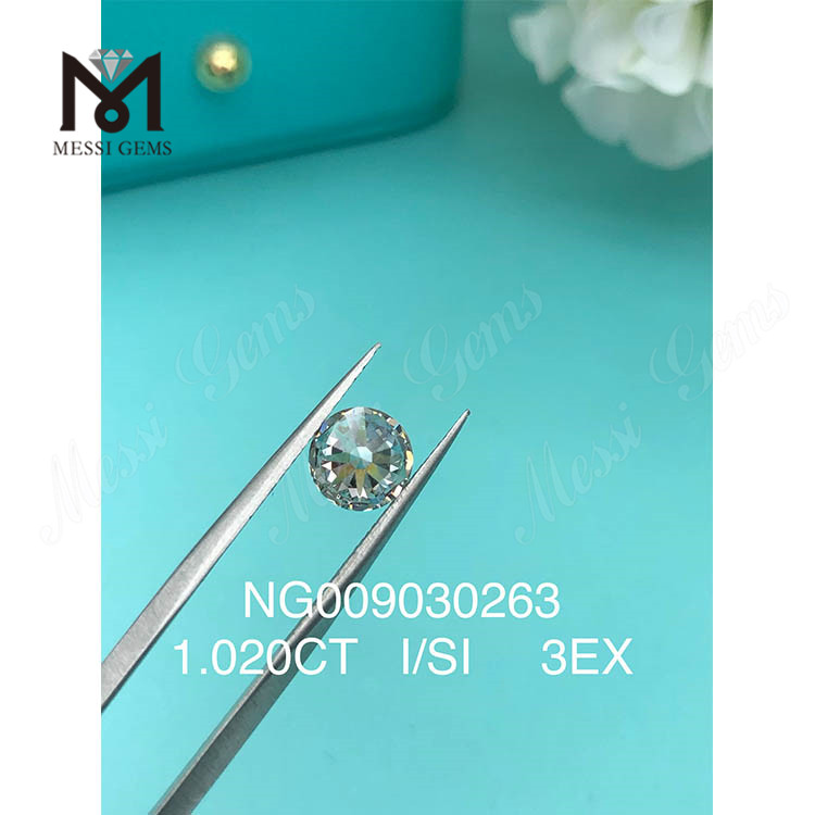Синтетический бриллиант огранки I SI EX огранки 1,020 карата
