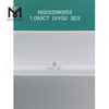 Лабораторно выращенные бриллианты G оптом весом 1,090 карата VS2 EX