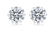 Messi Gems Простая дизайн-сережка 1carat Moissanite алмазные украшения