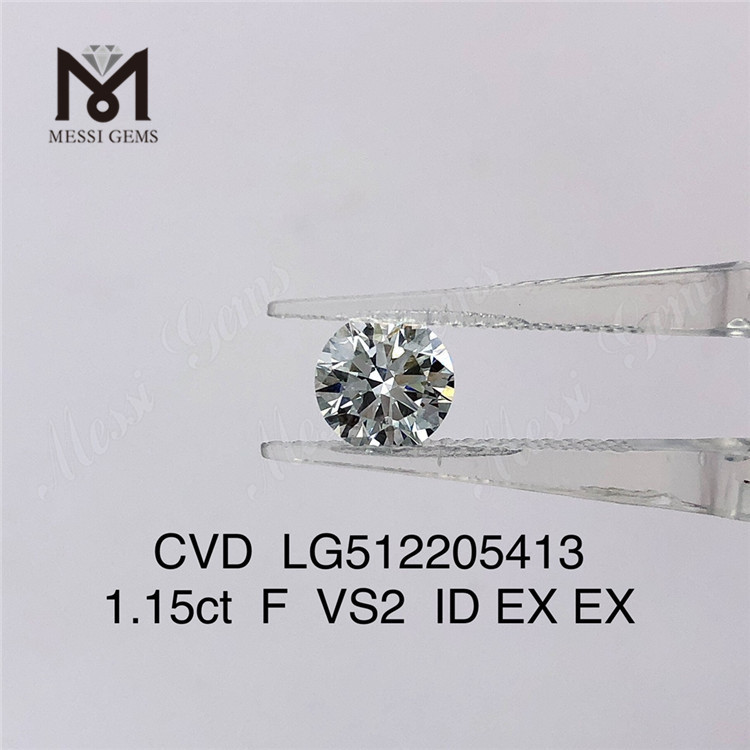 1.15ct F VS cvd искусственные бриллианты IF 3EX лабораторный бриллиант Оптовая цена