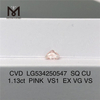 Розовый бриллиант VS1 EX VG VS CVD CU весом 1,13 карата, выращенный в лаборатории, цена IGI LG534250547