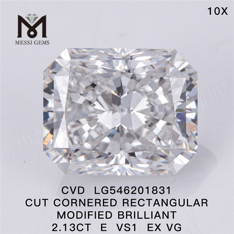 2.13CT E VS россыпью бриллиантов оптом EX VG ПРЯМОУГОЛЬНЫЕ бриллианты cvd для продажи