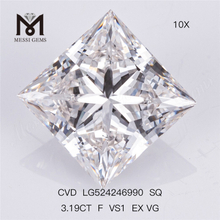 3.19CT CVD Diamond Оптовая SQ F VS1 выращенный камень Цена