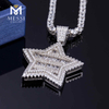 муассанит хип-хоп звезда рэпер ожерелье мужские хип-хоп ювелирные подарки оптовая цена
