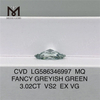зеленые бриллианты 3 карата VS2 EX VG CVD MQ FANCY СЕРО-ЗЕЛЕНЫЙ VS2 EX VG CVD LG586346997 