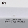 Лабораторный бриллиант CVD 1,04 карата E VS2 для экологически чистых ювелирных изделий 丨Messigems LG607342354
