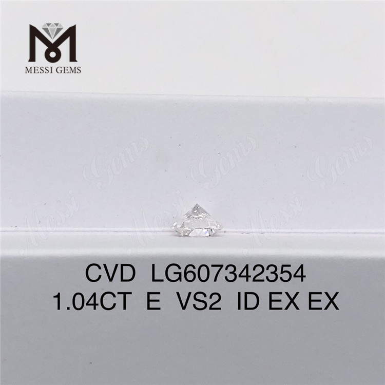 Лабораторный бриллиант CVD 1,04 карата E VS2 для экологически чистых ювелирных изделий 丨Messigems LG607342354