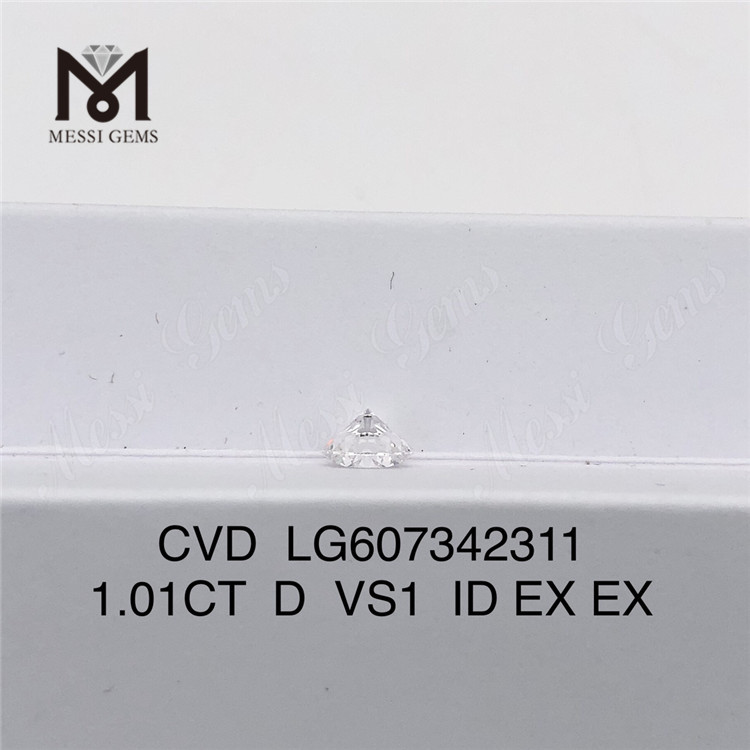 Алмаз 1,01 карата D VS1 CVD, выращенный в лаборатории класса люкс 丨Messigems LG607342311 